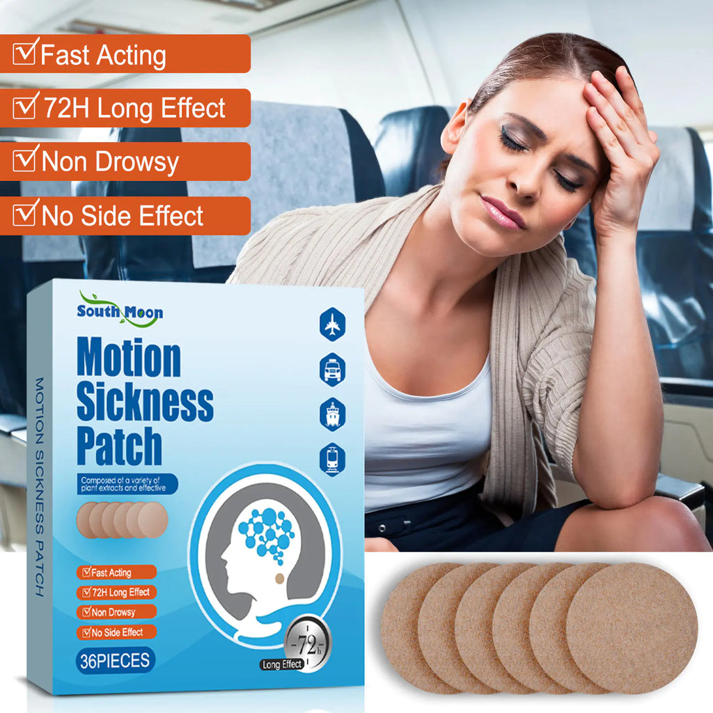 South Moon Travel Motion Sickness Relief Patches