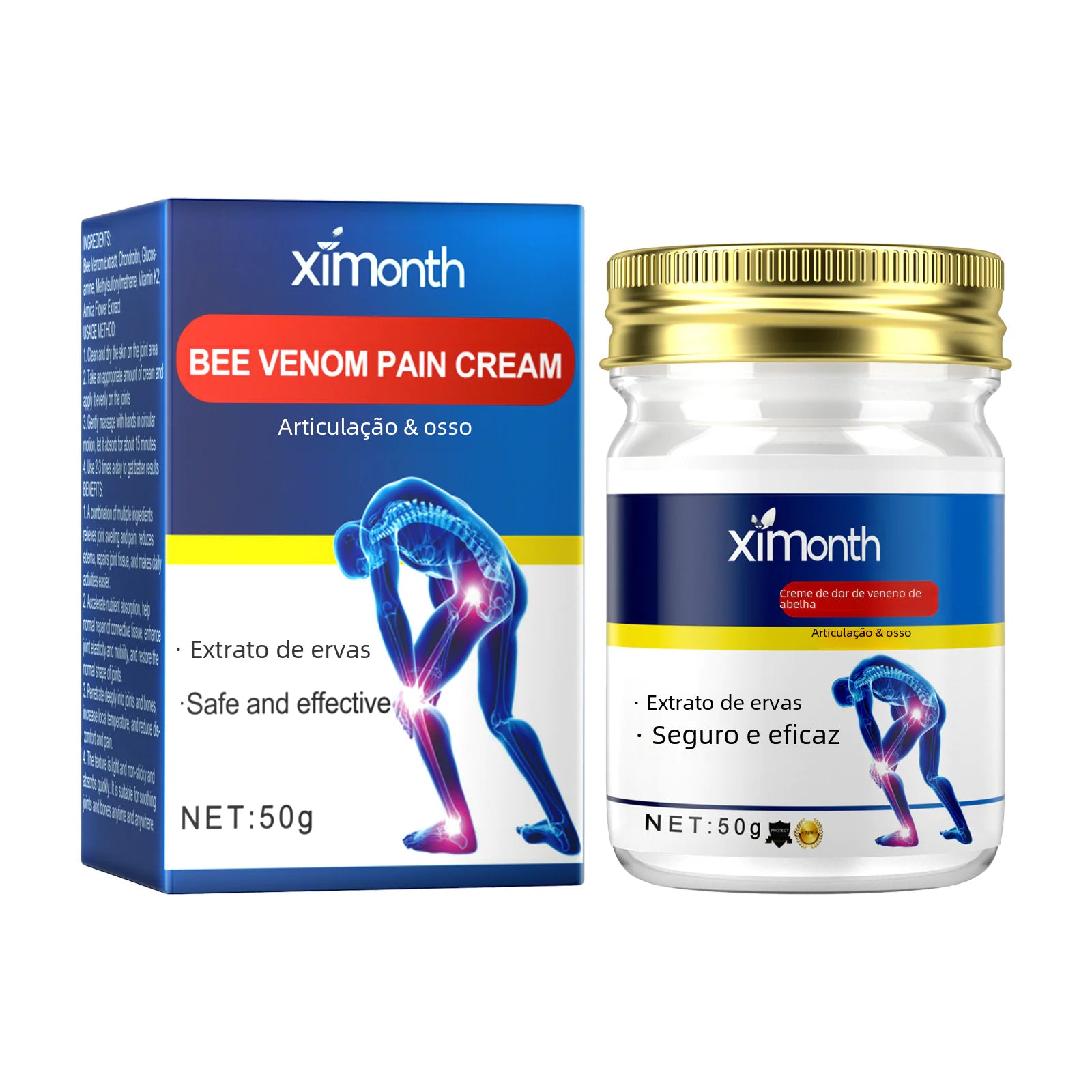 Ximonth Bee Venom Joint Care Cream for Pain Relief
