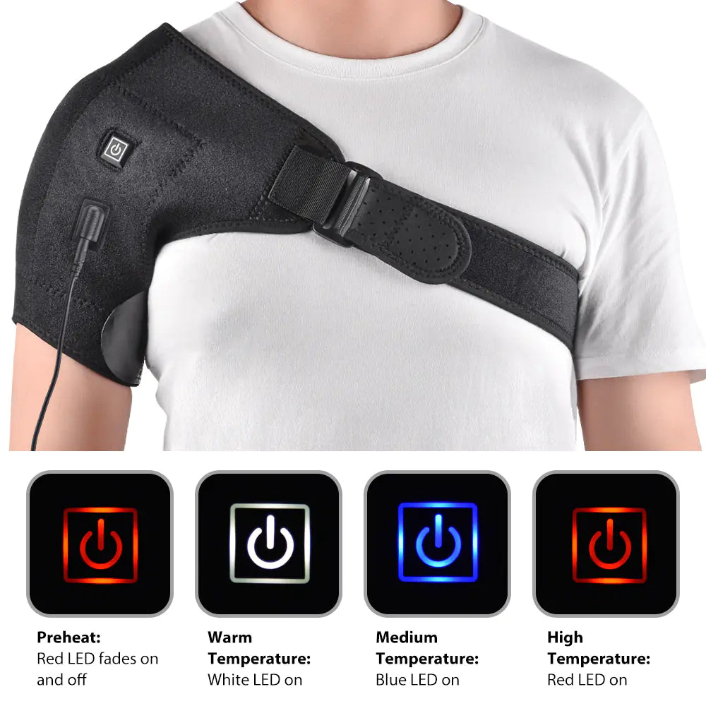 Adjustable Electric Heating Shoulder Support Strap