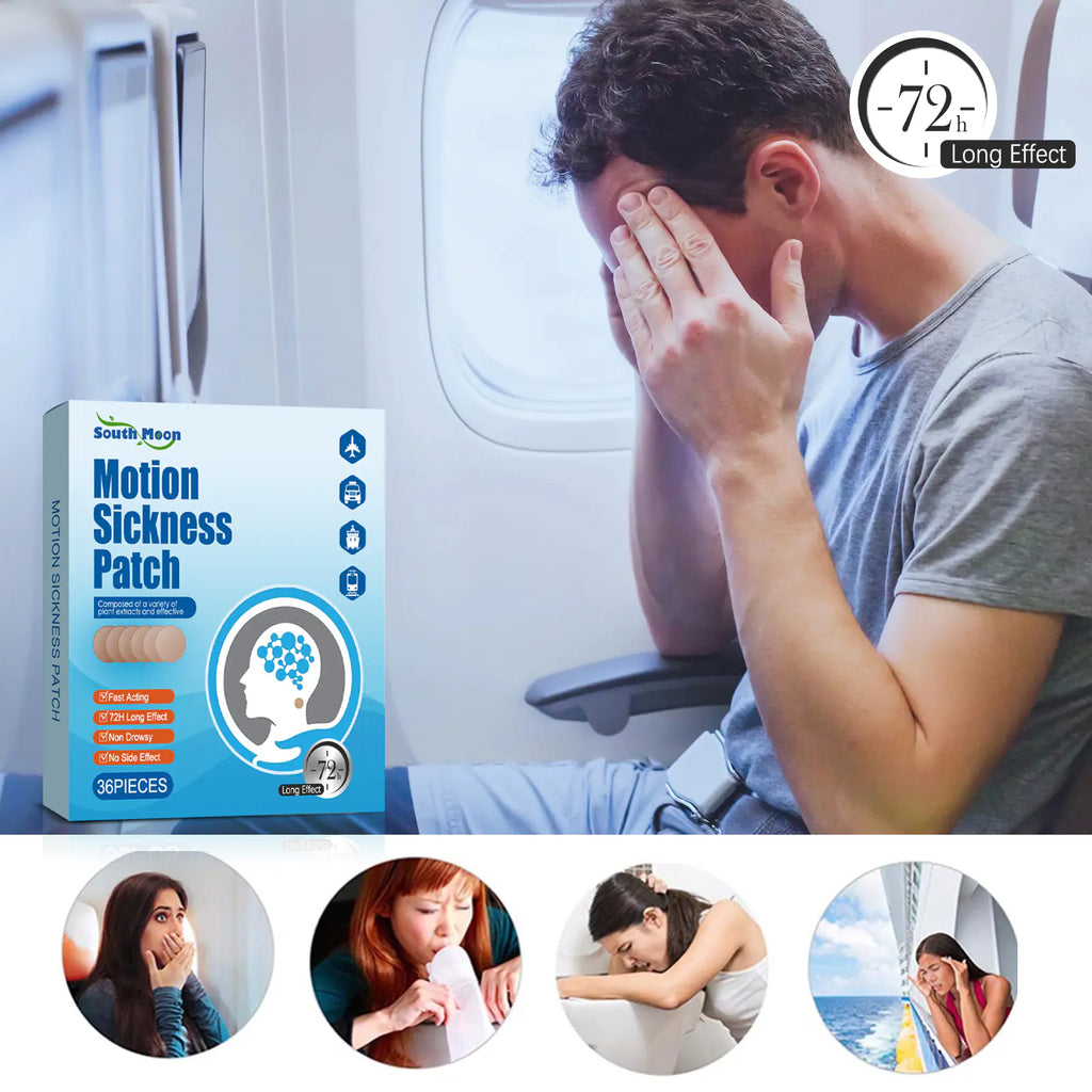 South Moon Travel Motion Sickness Relief Patches